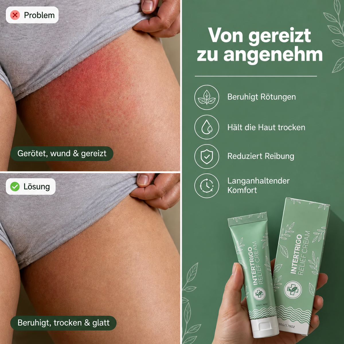 Kare Cream – Pflege für beanspruchte Hautfalten