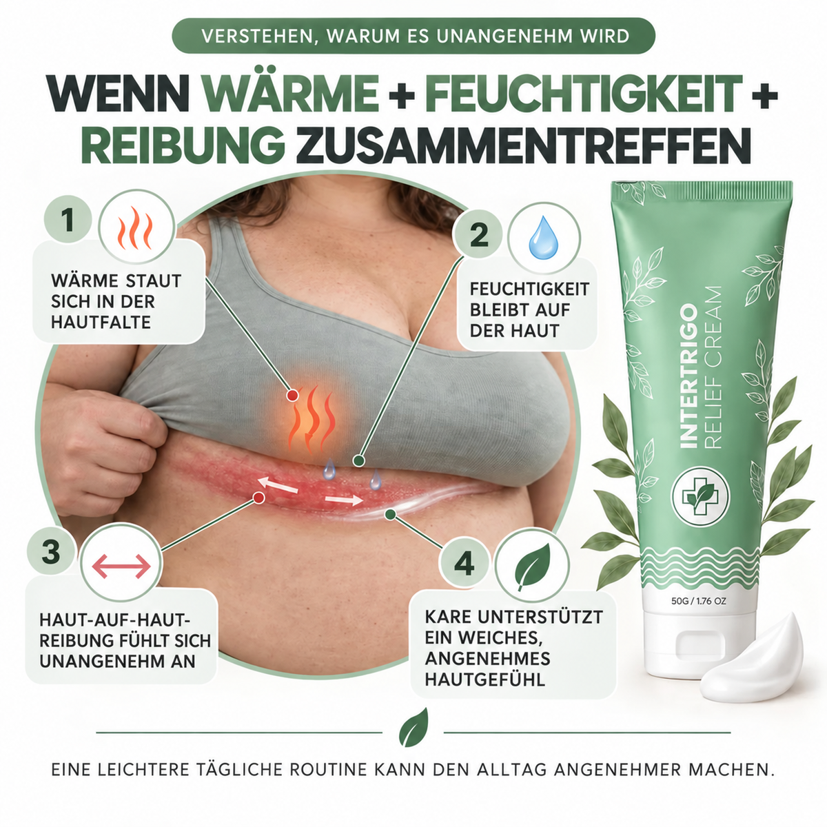 Kare Cream – Pflege für beanspruchte Hautfalten